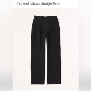 Abercrombie Relaxed High Rise Straight Pant